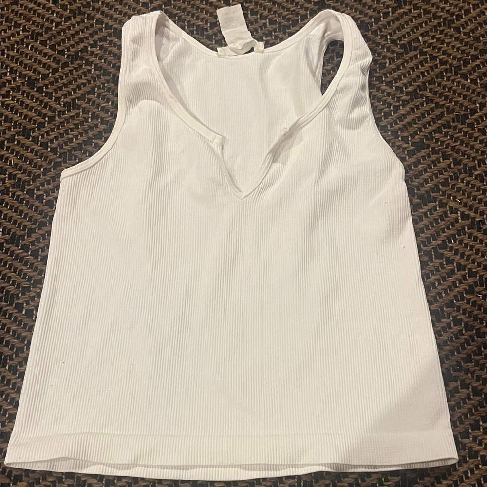 White Sleeveless Women's Top